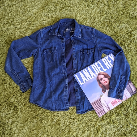 Denim Western Shirt - Picture 2 of 4